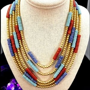 METROPOLITAN MUSEUM ART \\NECKLACE EGYPTIAN GEMSTONE